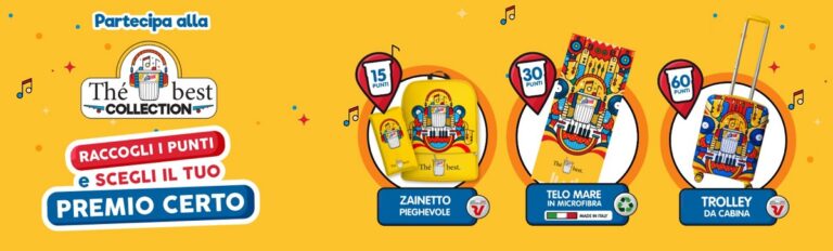 Con la raccolta punti “Collection Estathé 2022 vinci zainetto, telo male e trolley, ecco come