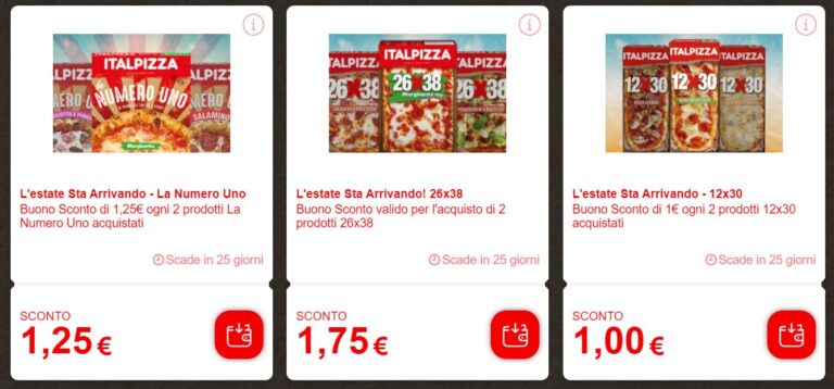 L’estate sta arrivando, ma i nuovi buoni sconto Italpizza sono già qui!