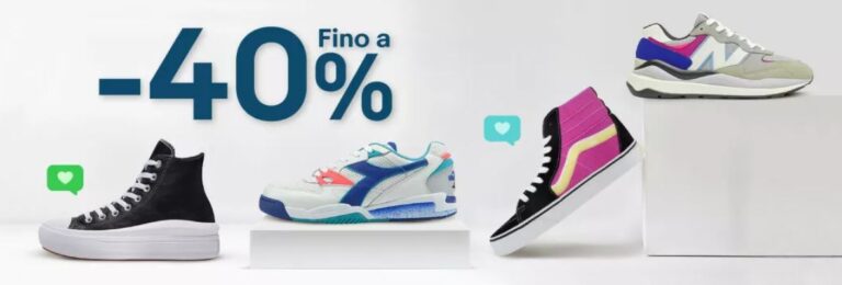 promozione ebay sneakers - -40% sulle migliori marche