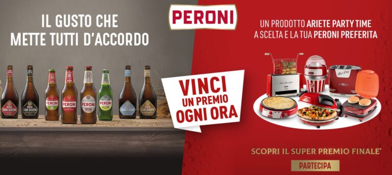 Concorso “SE CI UNISCE È PERONI – IL GUSTO CHE METTE TUTTI D’ACCORDO”