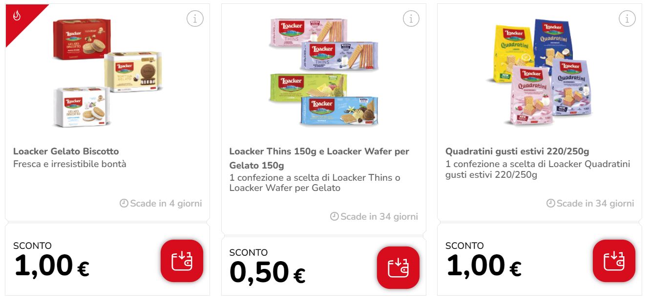 Buoni sconto Loacker agosto 2022