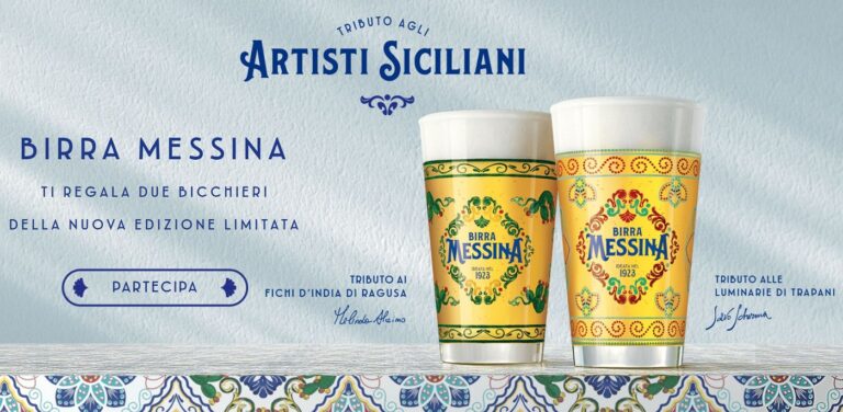 Birra Messina ti regala 2 bicchieri