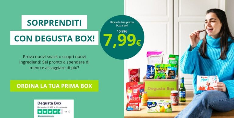 Prova Degustabox: tanti prodotti imperdibili da gustare a soli 7,99€!
