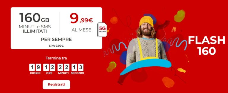 Offerta Iliad Flash 160