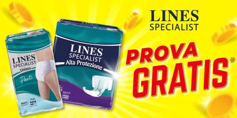 Con il Cashback Lines Specialist Provami Gratis ricevi il 100% di rimborso fino a 15 euro!