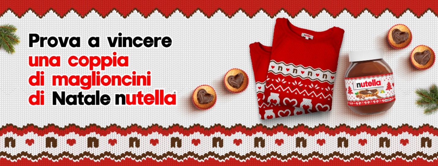 Concorso Nutella Maglioncini di Natale