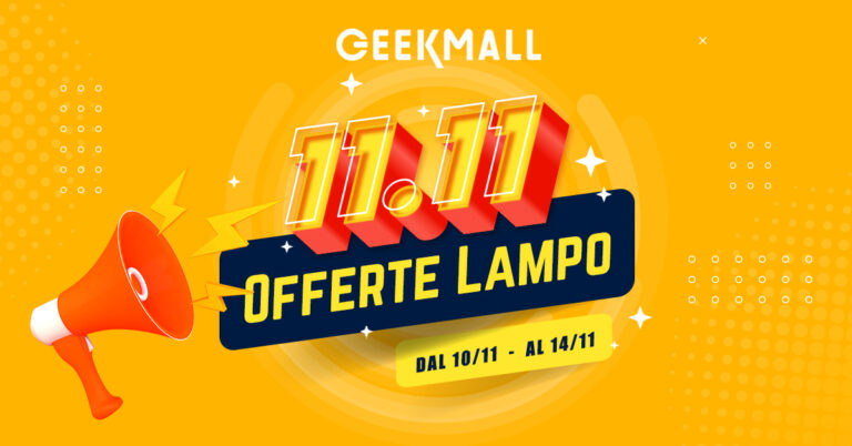 GeekMall festeggia il Singles Day 11.11: ecco tutte le offerte imperdibili