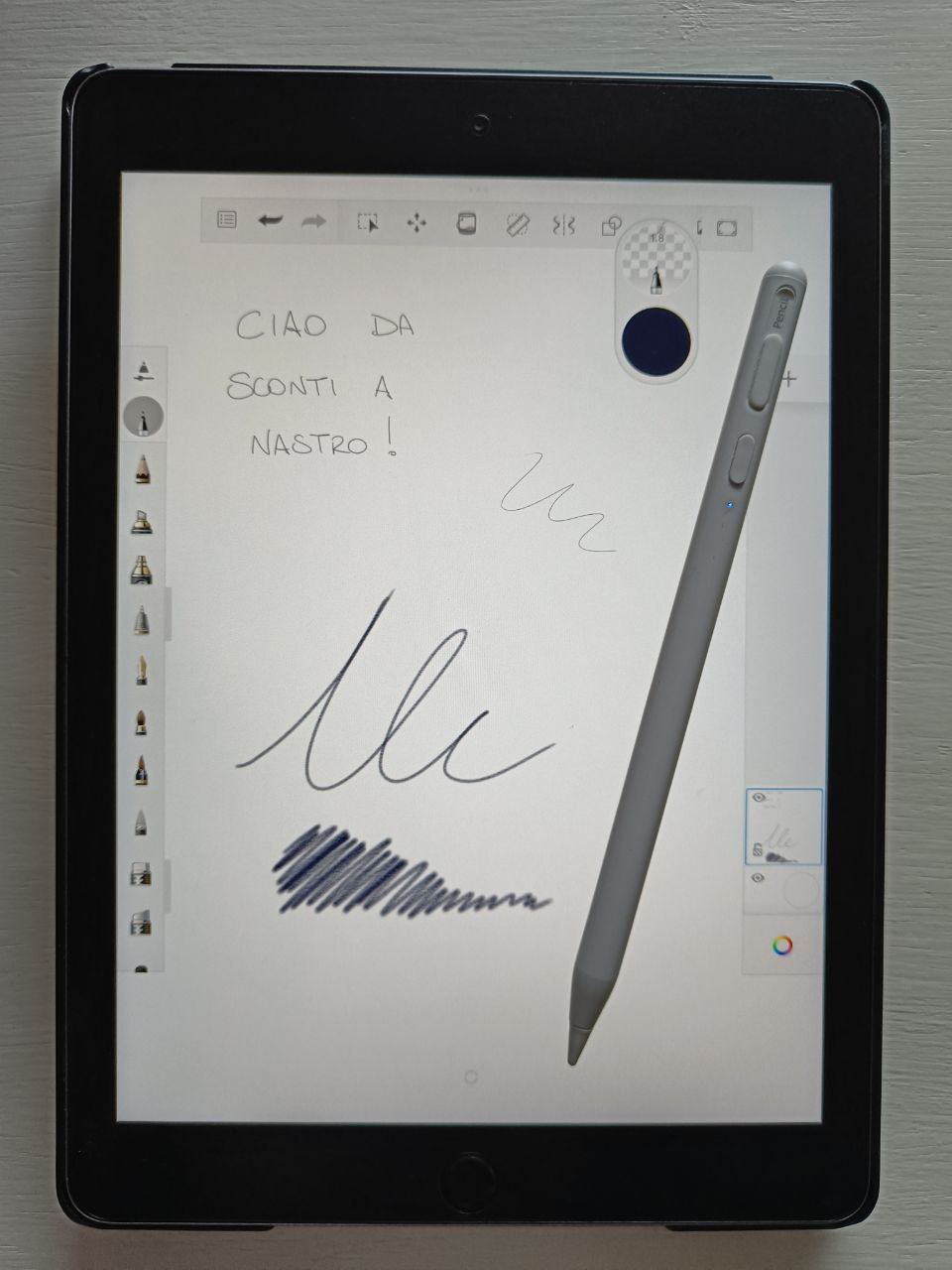 Stylus MQCHQA prova scrittura