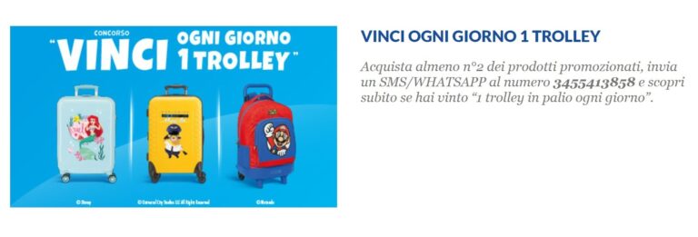 Concorso Danone - vinci un trolley
