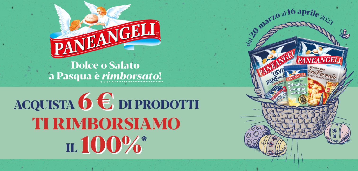 Paneangeli ti rimborsa - iniziativa cashback