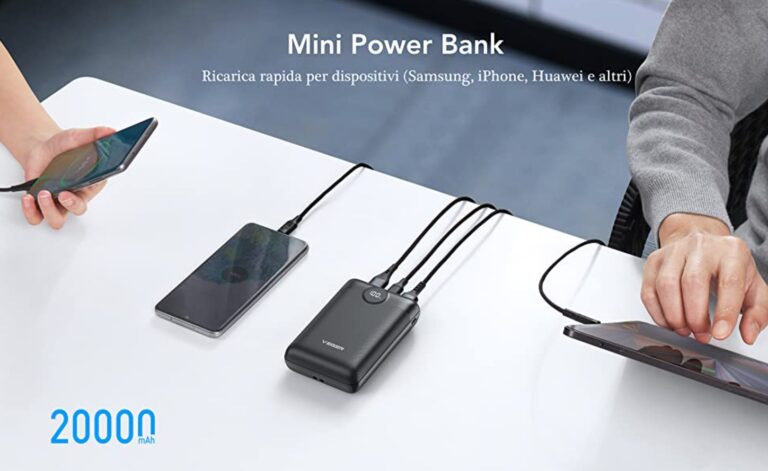 Recensione Powerbank VEGER 20.000 mAh: velocità e leggerezza per tanta energia in movimento