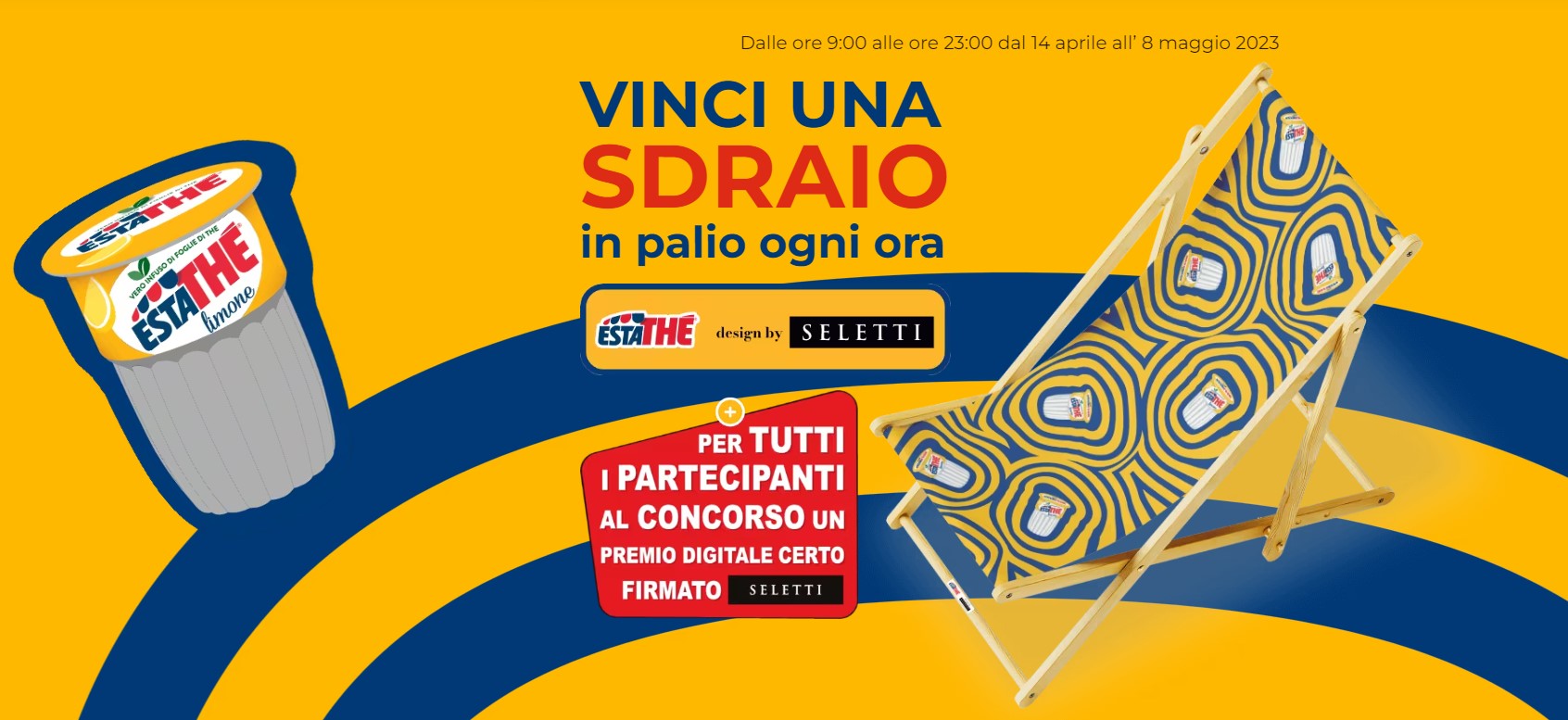 Concorso Estathé by Seletti, vinci una sdraio