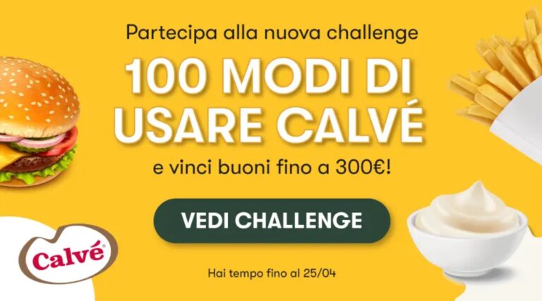 Concorso Challenge Calvè