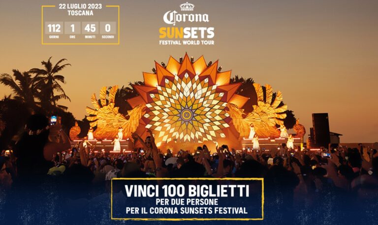 Concorso Con Corona vinci il Sunset Festival 2023