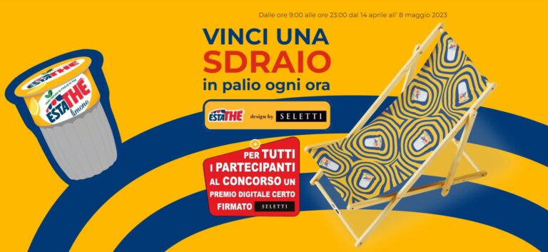 Concorso Estathé by Seletti, vinci una sdraio
