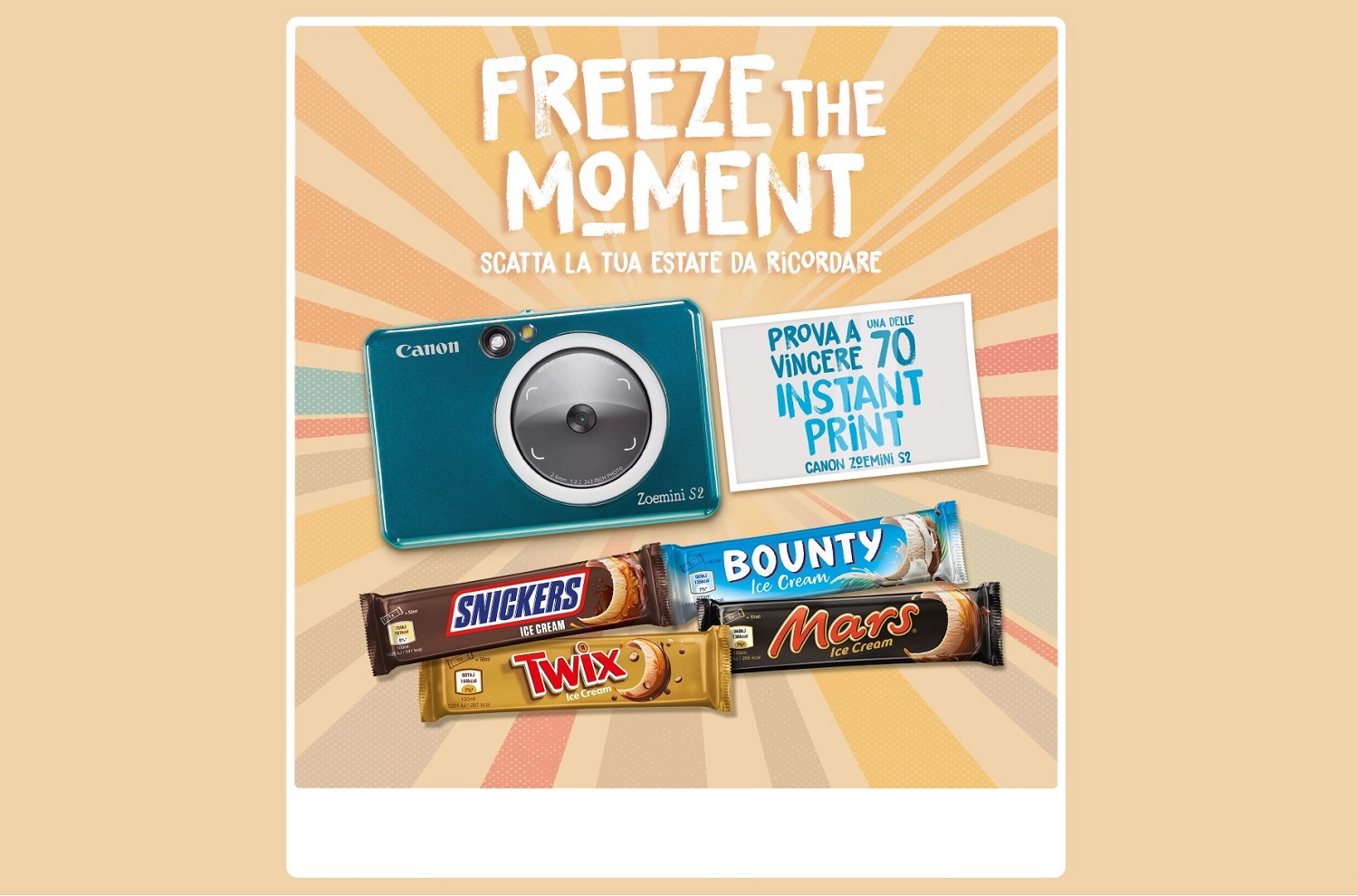Concorso Freeze the moment - scatta la tua estate da ricordare