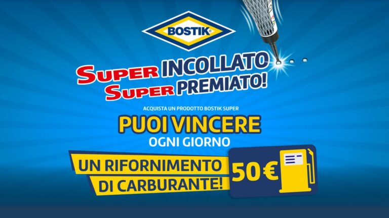 Concorso Bostik - Super incollato super premiato