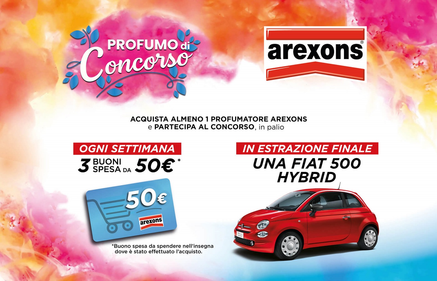 Concorso Arexons - vinci buoni spesa