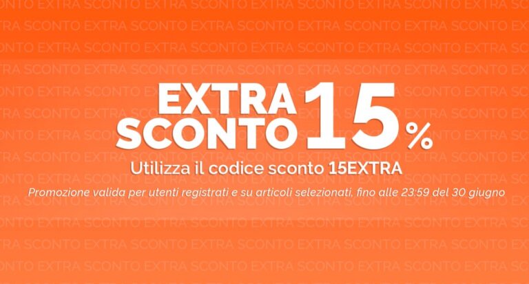 Affari in Cisalfa: Extra Sconto 15% su una selezione di prodotti già scontati!