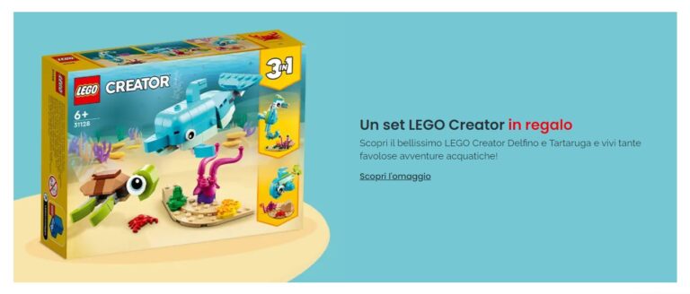 Set Lego creator in regalo
