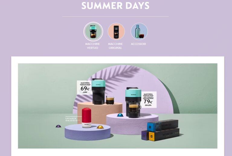 Con i “Summer Days” di Nespresso dai un nuovo sapore alla tua estate