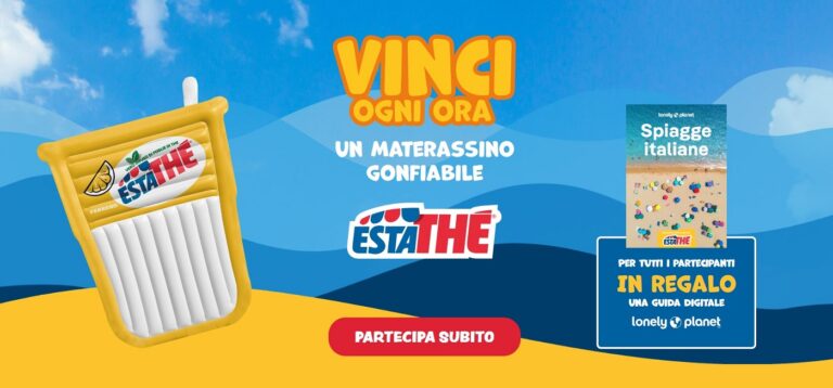 Concorso Estathé - vinci un materassino matrimoniale