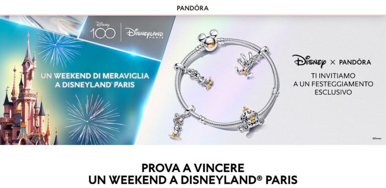Concorso Pandora - Vinci Disneyland Paris