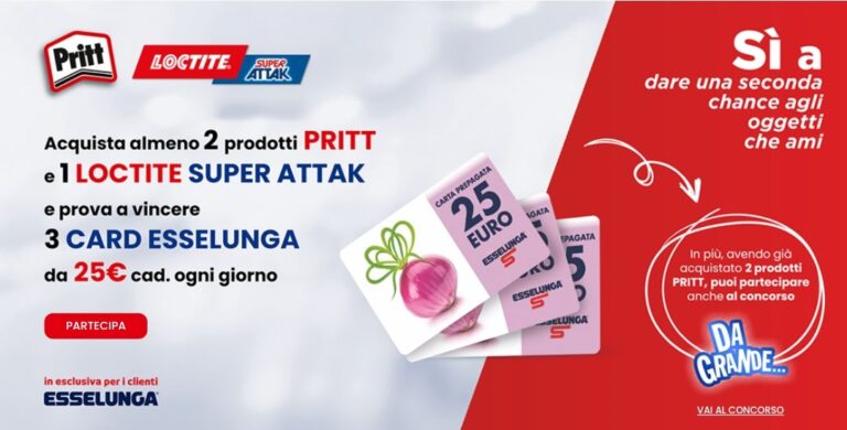 Concorso Pritt e Loctite Super Attak