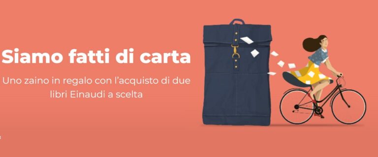 Mondadori: acquista due libri e ricevi lo zaino in omaggio!
