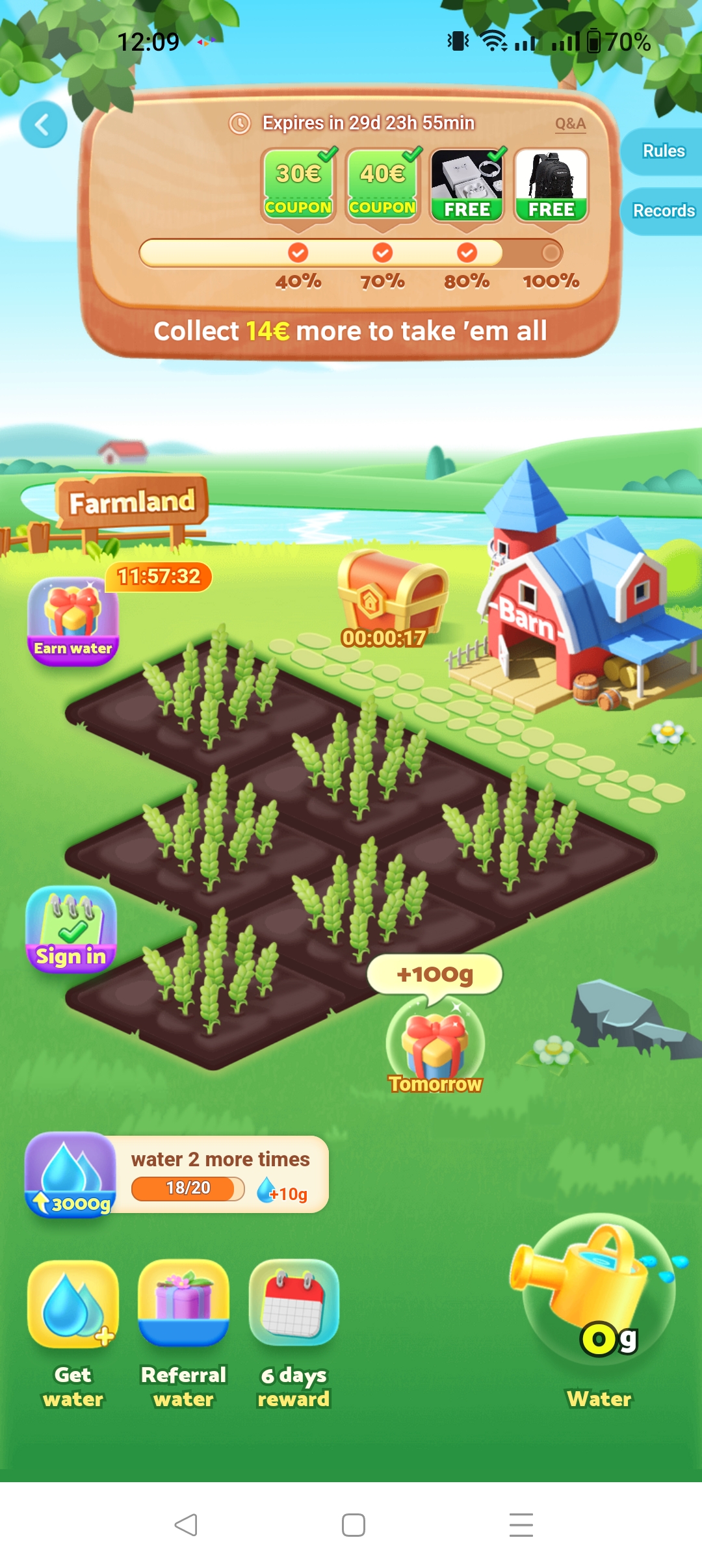 Come giocare a Farmland con Temu