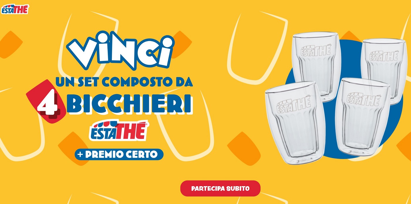 Concorso Estathé bicchieri termici