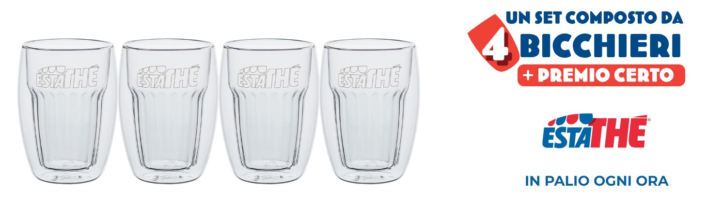 Con Estathé vinci Bicchieri 2023: premi in palio