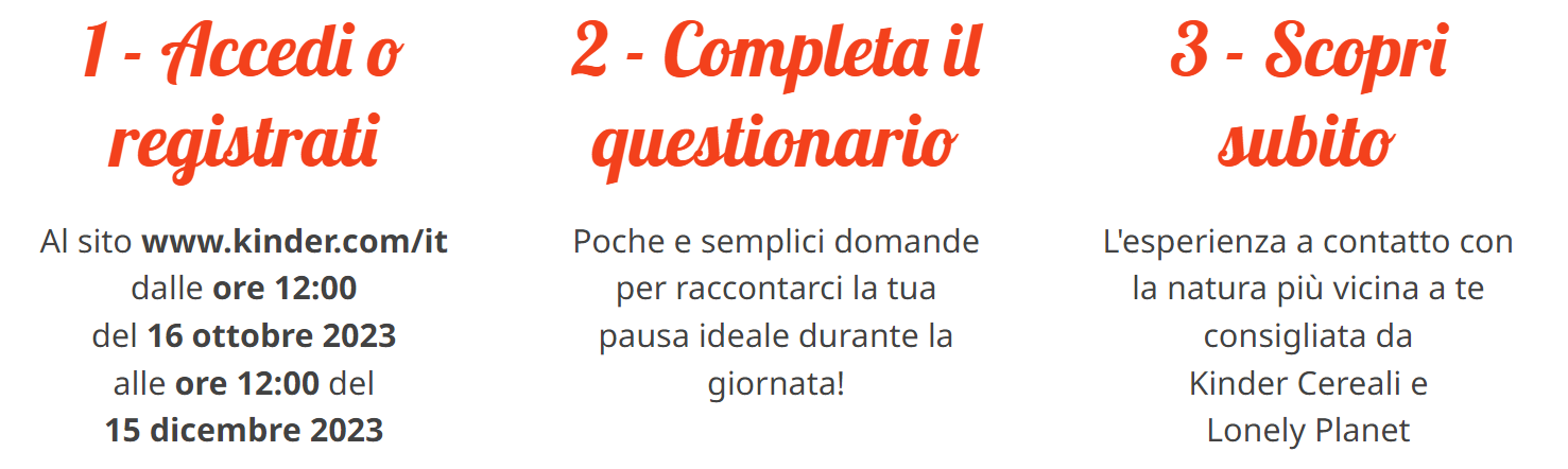 Come partecipare al concorso Kinder Cereali in collaborazione con Lonely Planet