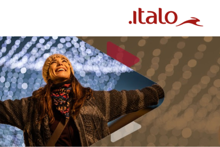 Italo Treno: sconti fino al 30% per viaggi da dicembre a marzo!
