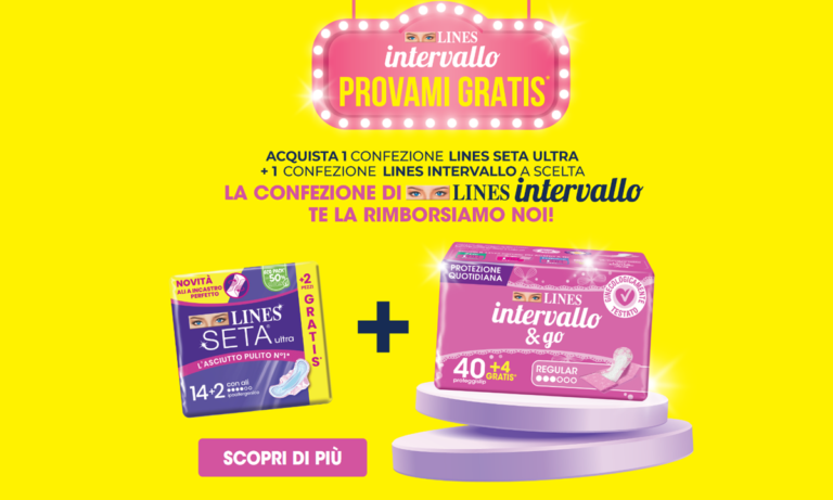 Cashback Lines Intervallo: Ottieni il rimborso completo fino a 5,50€