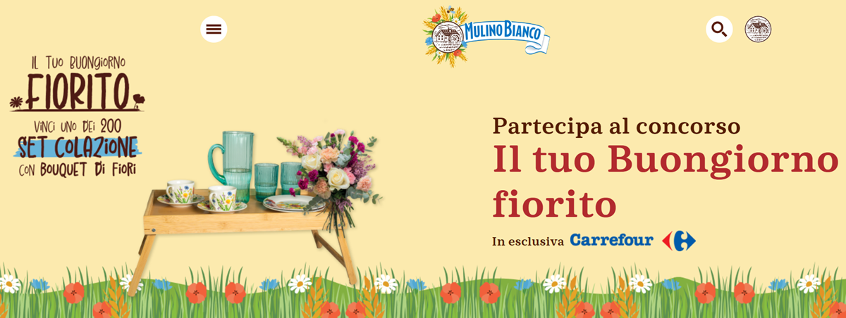 Concorso Mulino Bianco - il tuo buongiorno fiorito 2024