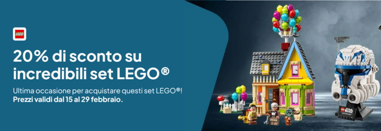 Yeppon: 20% di sconto su set LEGO