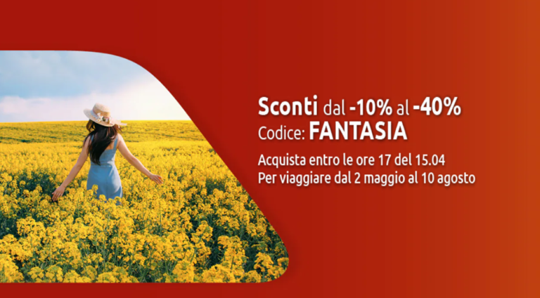 Offerta imperdibile Italo: Risparmia fino al 40% sui viaggi in Italo treno dal 2 maggio