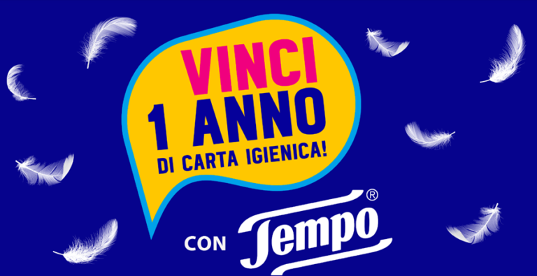 Concorso Tempo: Vinci un anno di carta igienica con tempo