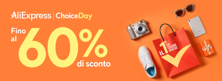 Choice Day di settembre su AliExpress: “La scelta intelligente del mese”