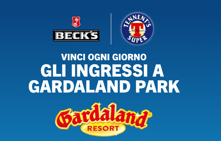 Concorso Beck’s e Tennent’s: vinci biglietti gratuiti per Gardaland 2026