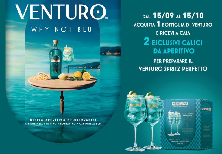 Concorso Venturo - ottieni calici gratis