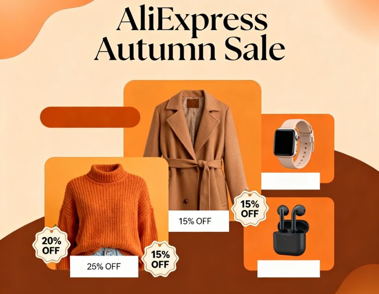 Promo AliExpress: moda autunnale e gadget tech in super offerta fino al 25 ottobre