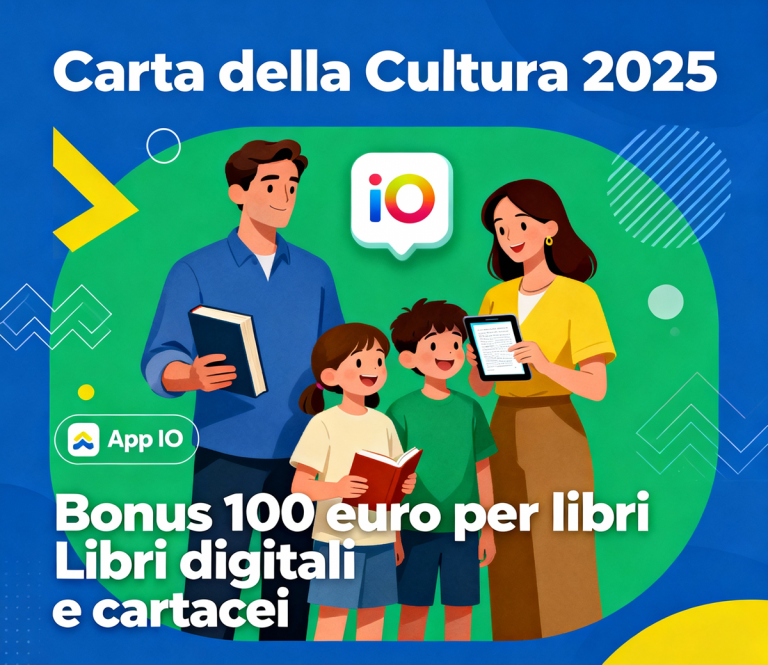 Carta della Cultura 2025: come funziona e chi può richiedere il buono di 100€ per i libri