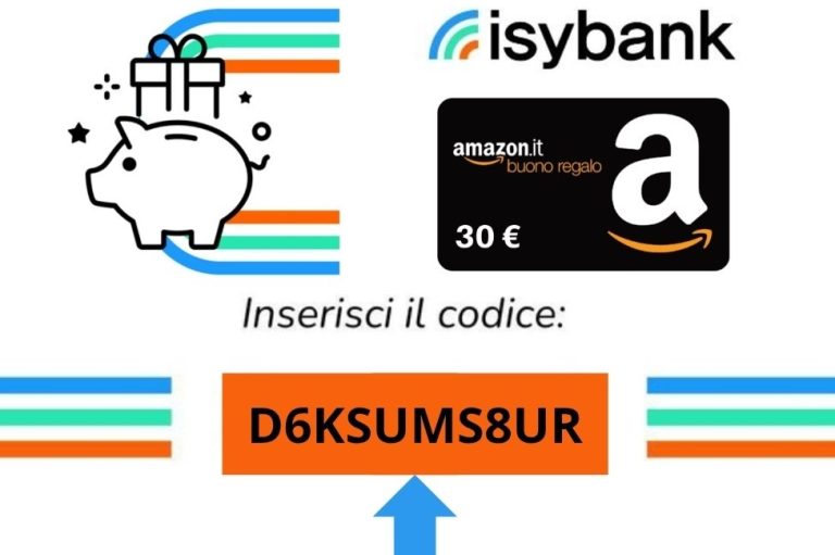 Buono Amazon da 30€ gratis con IsyBank: Come ottenerlo per il Black Friday 2025