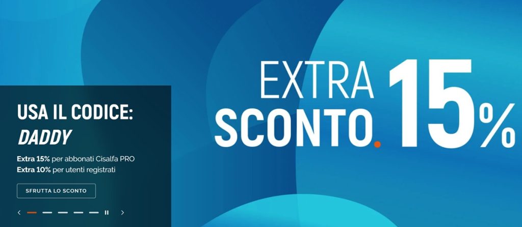 Sconto Cisalfa Festa del Papà