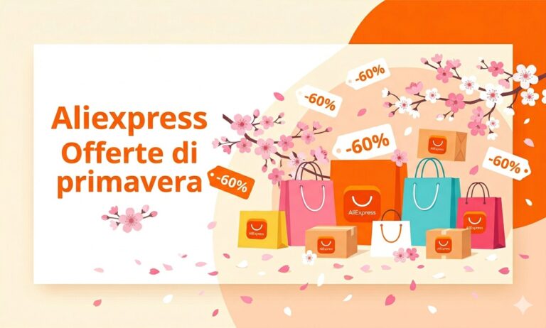 Offerte Primavera AliExpress 2026: sconti fino al 60%
