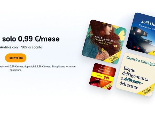 Offerta Audible a 0,99€ per 3 mesi