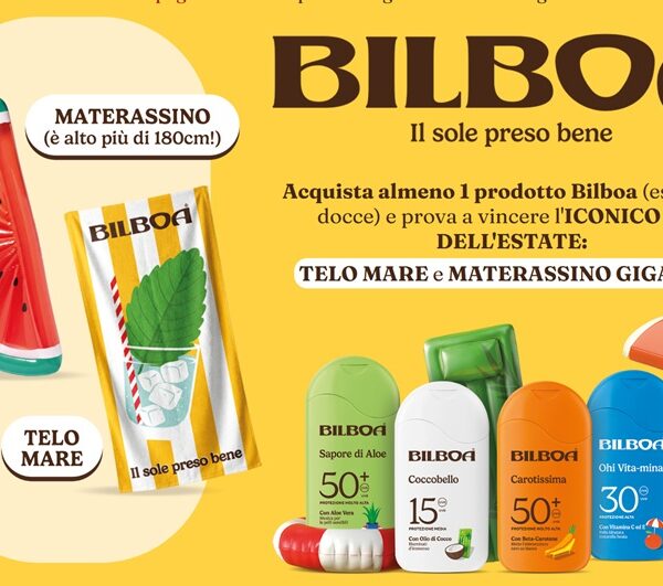 Concorso Bilboa: in palio kit dell’estate con materassino e telo mare