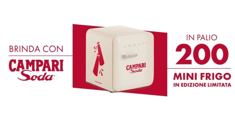 Concorso Campari Soda 2026: vinci uno dei 200 mini frigo in edizione limitata